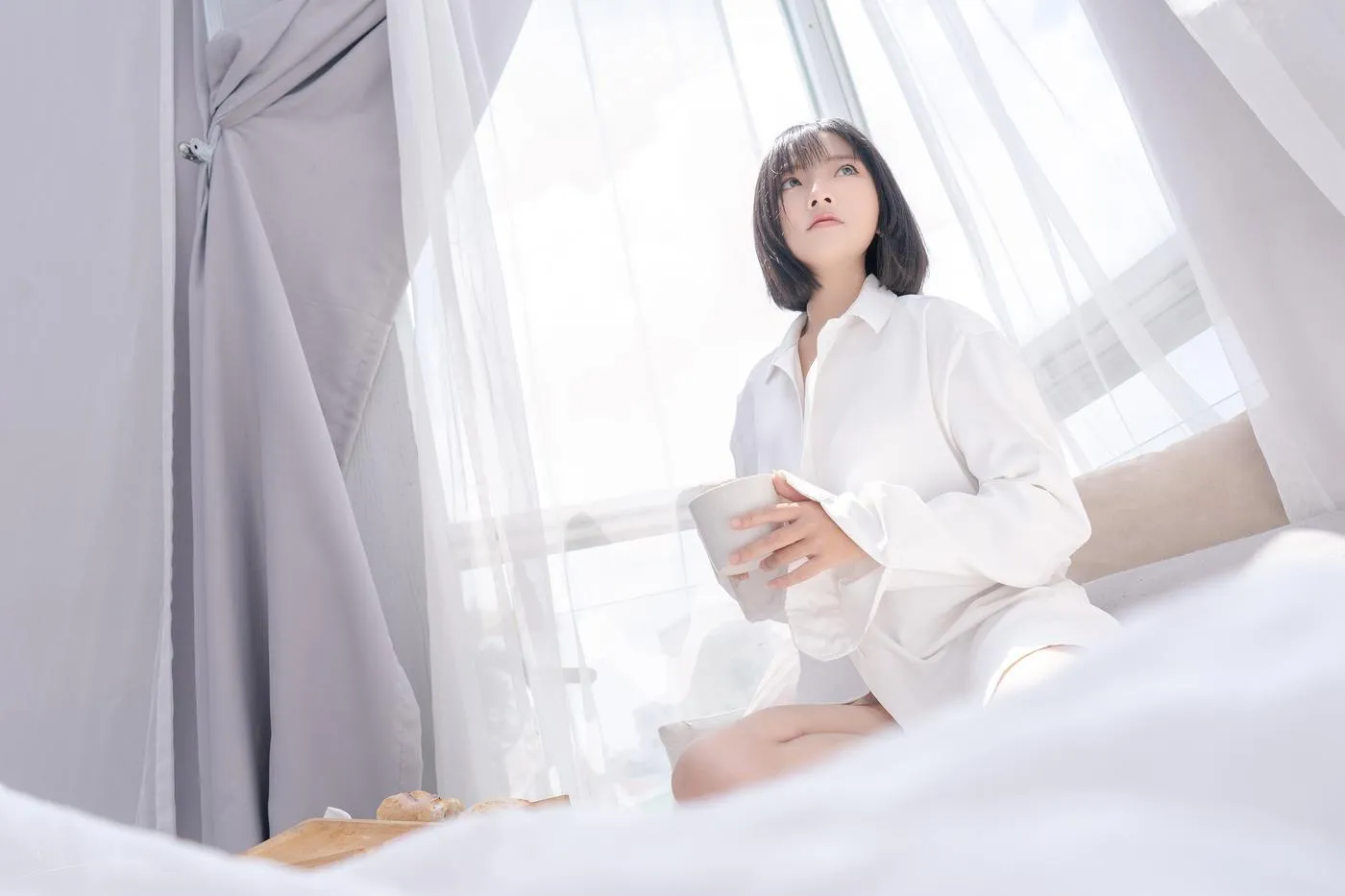 Messie Huang – NO.08 Boyfriends shirt [26P]插图1